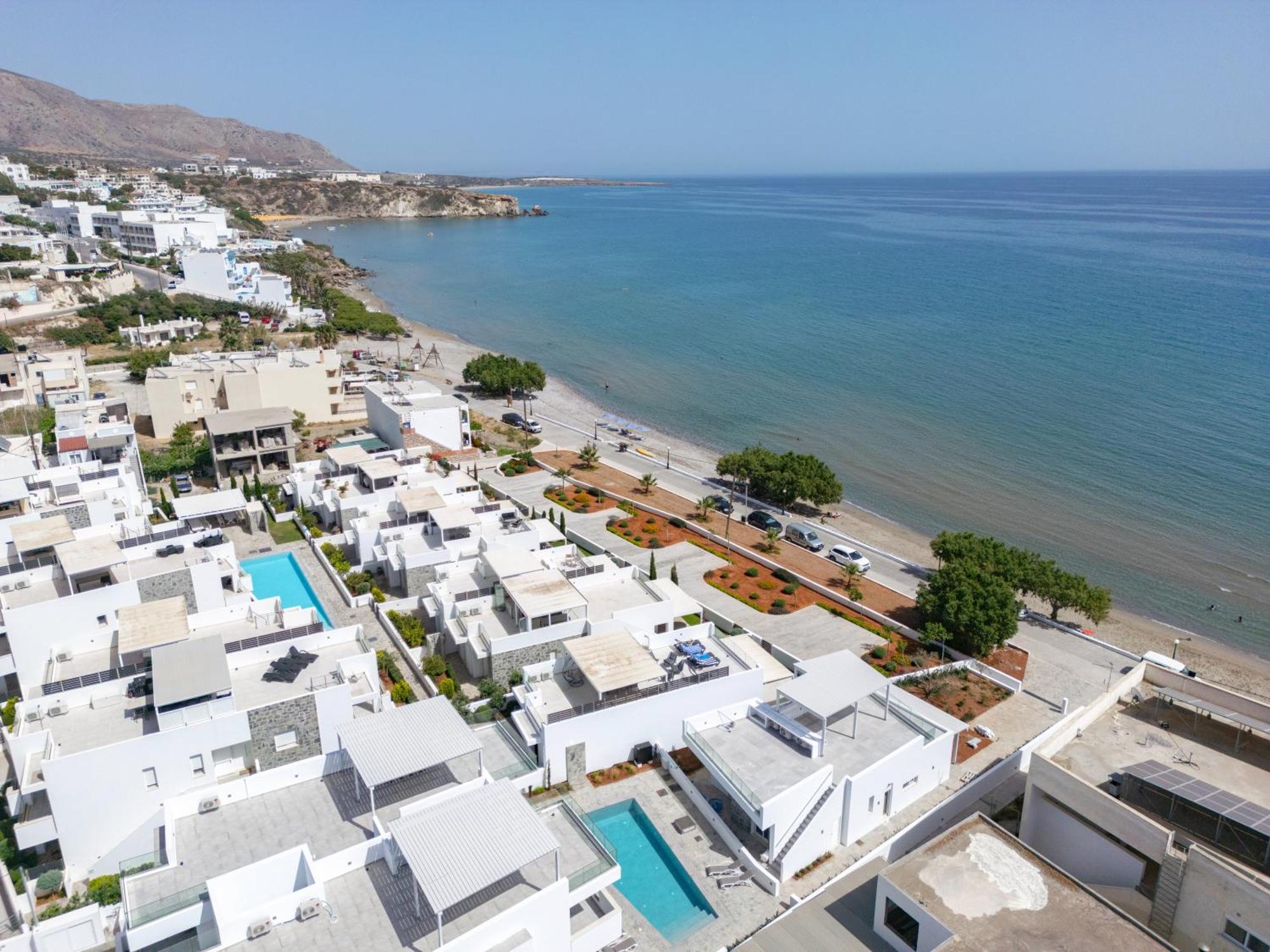 Makrygialos Long Beach Villa 1 מראה חיצוני תמונה
